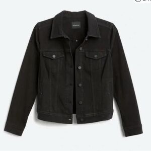 Anthropologie Liverpool Jeans Company Black Denim Jacket. NWOT